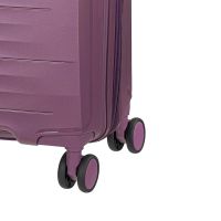 Βαλίτσα μικρή σκληρή επεκτάσιμη μωβ με 4 ρόδες Xplorer 178 20''