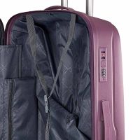 Βαλίτσα μεσαία σκληρή επεκτάσιμη μωβ με 4 ρόδες Xplorer 178 24''