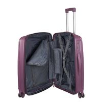 Βαλίτσα μεσαία σκληρή επεκτάσιμη μωβ με 4 ρόδες Xplorer 178 24''