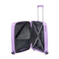 Βαλίτσα σκληρή επεκτάσιμη μικρή λιλά με 4 ρόδες RCM 225 20''