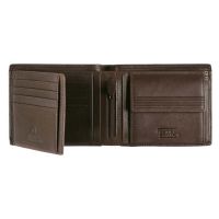 Πορτοφόλι δερμάτινο οριζόντιο καφέ Camel Active Cliff Wallet Brown