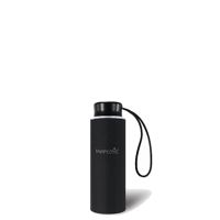 Ομπρέλα μίνι σπαστή μαύρη Happy Rain Essentials Black