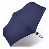 Ομπρέλα μίνι σπαστή μπλε Happy Rain Essentials Blue