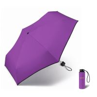 Ομπρέλα μίνι σπαστή μωβ Happy Rain Essentials Purple