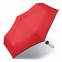 Ομπρέλα μίνι σπαστή κόκκινη Happy Rain Essentials Red
