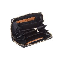 Πορτοφόλι δερμάτινο γυναικείο μαύρο LaVor 5985