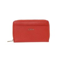 Πορτοφόλι δερμάτινο γυναικείο κεραμιδί LaVor 5985