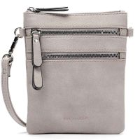 Τσαντάκι γυναικείο χιαστί μπεζ  Emily & Noah Emma