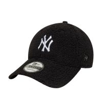Καπέλο τζόκεϊ μπουκλέ μαύρο New York Yankees New Era 9Forty Borg Neyyan Cap Black / White