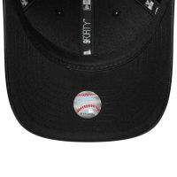 Καπέλο τζόκεϊ μαύρο συνθετικό δέρμα New York Yankees New Era 9Forty MLB PU M-Crown Cap Black / Black