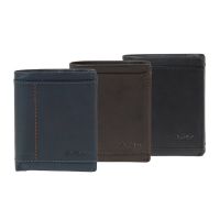 Πορτοφόλι δερμάτινο ανδρικό μπλε  LaVor 6091