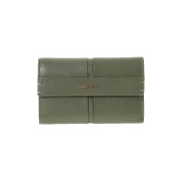 Πορτοφόλι δερμάτινο γυναικείο πράσινο LaVor 6157