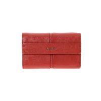 Πορτοφόλι δερμάτινο γυναικείο κεραμιδί LaVor 6157