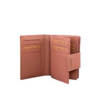 Πορτοφόλι δερμάτινο γυναικείο ροζ LaVor 6163