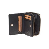 Πορτοφόλι δερμάτινο γυναικείο μαύρο  LaVor 6165