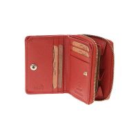 Πορτοφόλι δερμάτινο γυναικείο κεραμιδί  LaVor 6165