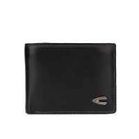 Πορτοφόλι δερμάτινο μικρό οριζόντιο μαύρο Camel Active Vegas Wallet Black