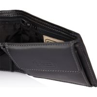 Πορτοφόλι δερμάτινο μικρό οριζόντιο μαύρο Camel Active Vegas Wallet Black