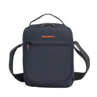 Τσάντα ώμου - χεριού ανδρική μαύρη Discovery Geyser Utility Crossbody Bag With Flap D01202.06 Black
