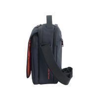 Τσάντα ώμου - χεριού ανδρική μαύρη Discovery Geyser Utility Crossbody Bag With Flap D01202.06 Black