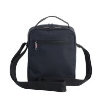 Τσάντα ώμου - χεριού ανδρική μαύρη Discovery Geyser Utility Crossbody Bag With Flap D01202.06 Black