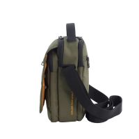 Τσάντα ώμου - χεριού ανδρική χακί Discovery Geyser Utility Crossbody Bag With Flap D01202.11 Khaki
