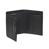 Πορτοφόλι δερμάτινο ανδρικό κάθετο μαύρο Diplomat MN 436 Black