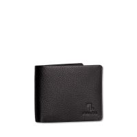 Men's Horisontal Leather Wallet 7.Dots Neptune 71-012 Black / Green