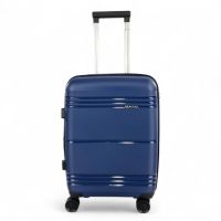 Cabin Hard Luggage 4 Wheels Seagull SG182 S Blue