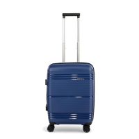 Cabin Hard Luggage 4 Wheels Seagull SG182 S Blue