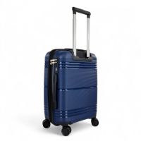 Cabin Hard Luggage 4 Wheels Seagull SG182 S Blue