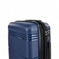 Cabin Hard Luggage 4 Wheels Seagull SG182 S Blue