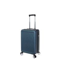 Snall Hard Expandable Luggage 4 Wheels Diplomat Box TD2411 Blue