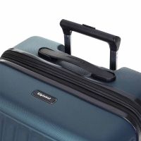 Snall Hard Expandable Luggage 4 Wheels Diplomat Box TD2411 Blue