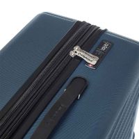 Snall Hard Expandable Luggage 4 Wheels Diplomat Box TD2411 Blue