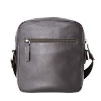 Τσάντα ώμου δερμάτινη καφέ 7.Dots Uranus 60-120 M Brown