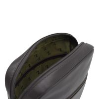 Τσάντα ώμου δερμάτινη καφέ 7.Dots Uranus 60-120 M Brown