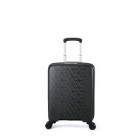 Βαλίτσα σκληρή  μικρή επεκτάσιμη μαύρη με 4 ρόδες Verage Diamond Expandable 4w Spinner S Luggage Black GM18106-19