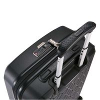 Βαλίτσα σκληρή  μικρή επεκτάσιμη μαύρη με 4 ρόδες Verage Diamond Expandable 4w Spinner S Luggage Black GM18106-19