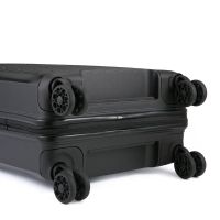 Βαλίτσα σκληρή  μικρή επεκτάσιμη μαύρη με 4 ρόδες Verage Diamond Expandable 4w Spinner S Luggage Black GM18106-19