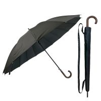 Long Automatic Escort Umbrella Kevin West Black