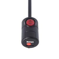 Ομπρέλα σπαστή αντηλιακή με αυτόματο άνοιγμα - κλείσιμο χρώμα τιρκουάζ με μαύρη επένδυση Knirps U.200 Duomatic