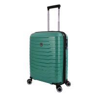 Βαλίτσα σκληρή καμπίνας επεκτάσιμη  πράσινη  με 4 ρόδες Rain RB80134 55cm