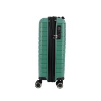 Βαλίτσα σκληρή καμπίνας επεκτάσιμη  πράσινη  με 4 ρόδες Rain RB80134 55cm