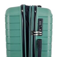 Medium Hard Expandable Luggage With 4 Wheels Rain RB80104  65 cm Green