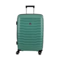 Medium Hard Expandable Luggage With 4 Wheels Rain RB80104  65 cm Green