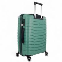 Medium Hard Expandable Luggage With 4 Wheels Rain RB80104  65 cm Green