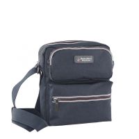 Τσαντάκι ώμου ανδρικό ανθρακί Beverly Hills Polo Club Aero Crossbody BH-1152 Anthracite
