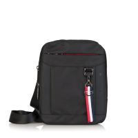 Τσαντάκι ώμου μαύρο ανδρικό Beverly Hills Polo Club Portland Shoulder Bag BH-1551 Black