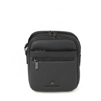 Τσαντάκι ώμου μαύρο ανδρικό Beverly Hills Polo Club Wall Street Shoulder Bag BH-8512